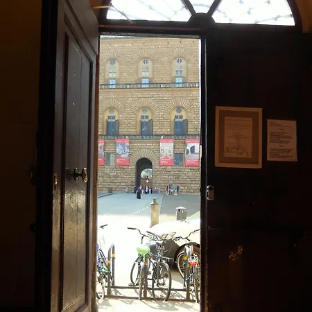 Panoramic View 2 Pitti Palace Close 2ponte Vecchio Florencie